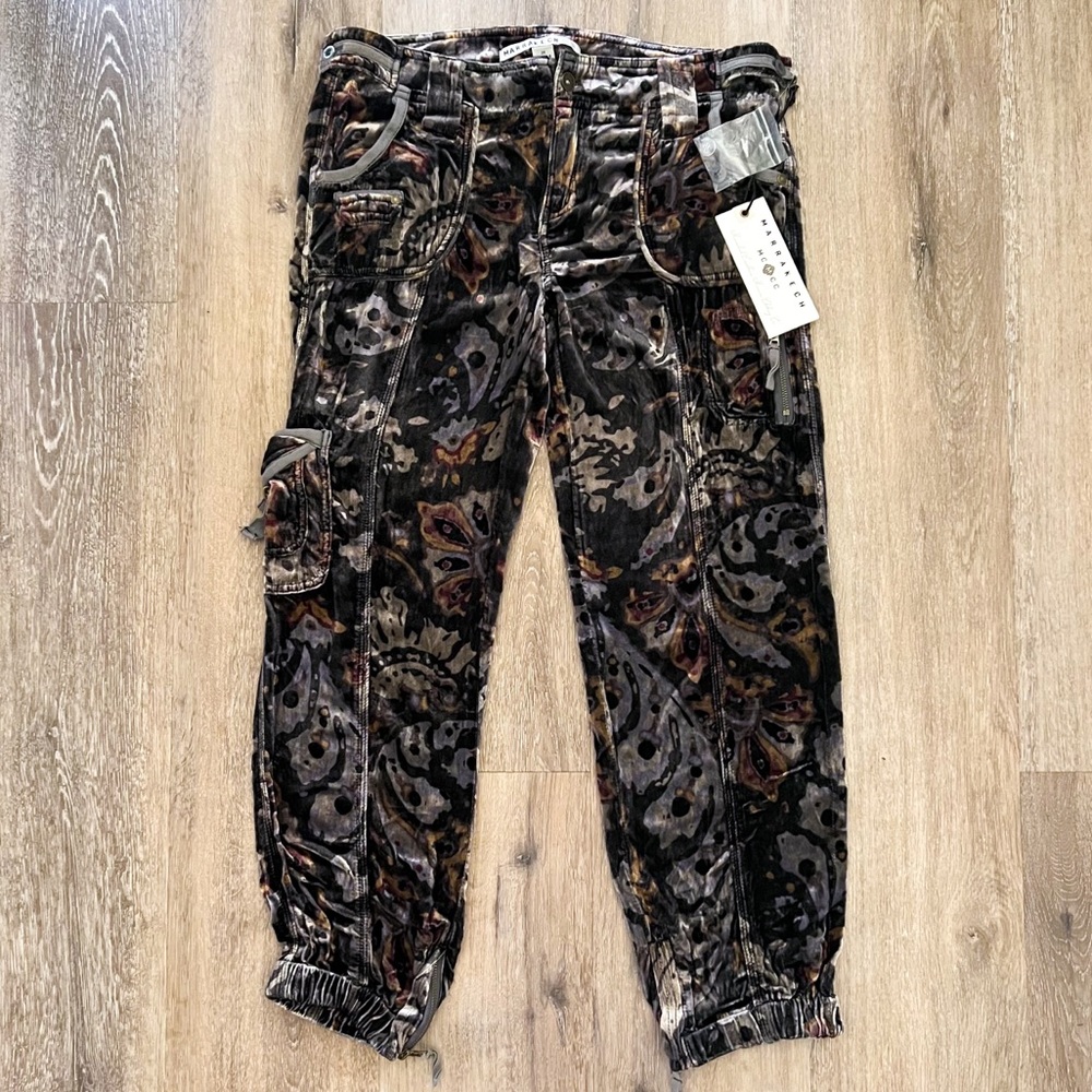 Marrakech Velvet Joggers NWT Size 26